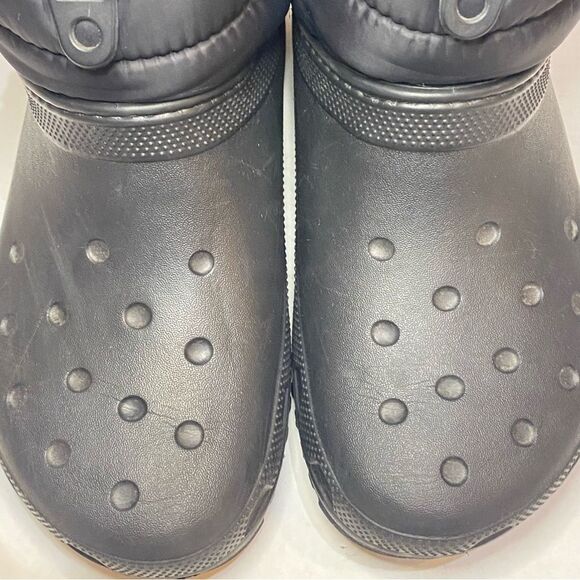 Crocs classic lined neo puff shorty boot black size Women size 10 style 207311 - Picture 10 of 14